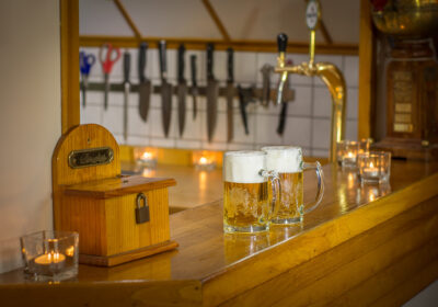 Bar op het platbodemschip Pegasus