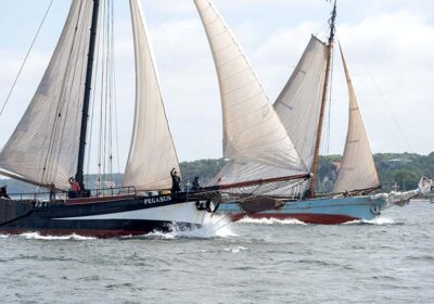 Regatta zeilen met de tweemaster Pegasus