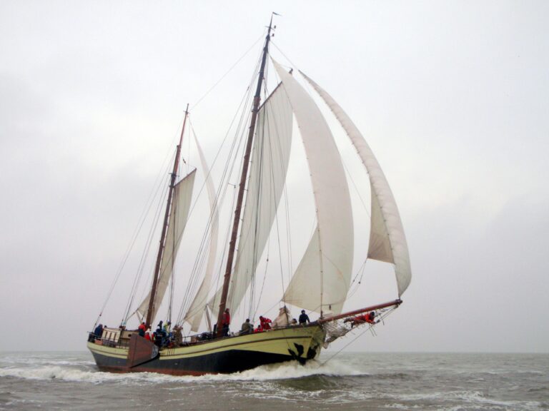 Meezeilen op de Waddenzee met de Bree Sant