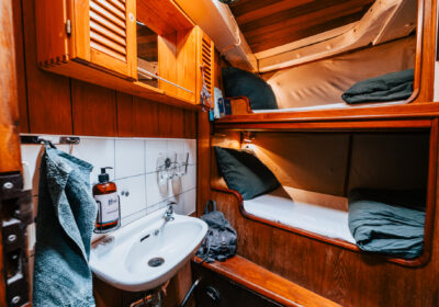Zeilvakantie op een traditoneel Deens zeilschip met comfortable hutten