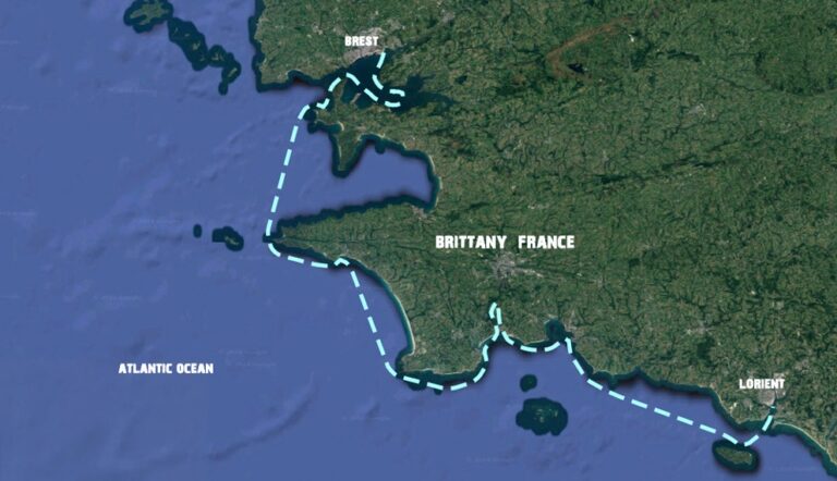 Route Brest-Lorient