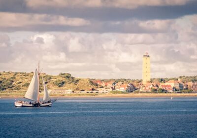 Zeilschip Spes Mea voor Terschelling