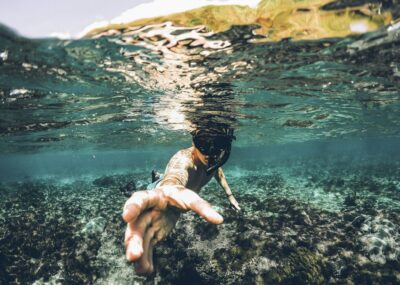 Snorkelen tijdens een zeilreis met de Twister