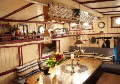 Salon van zeilschip Berta von Lassan