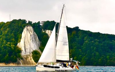 Seatrips Boote Kreidefelsen Rügen