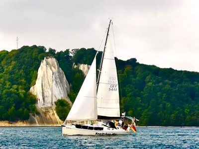 Seatrips Boote Kreidefelsen Rügen