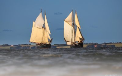 Segelschiff Aron mit Schwesterschiff Johanne