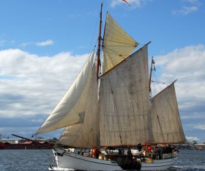 Zeilschip Berta von Lassan voltuig op de Oostzee