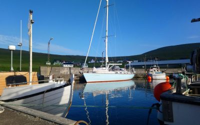 Segeljacht Cherokee im Hafen