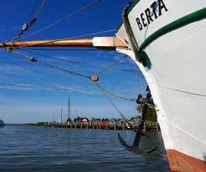 Berta von Lassan in de haven