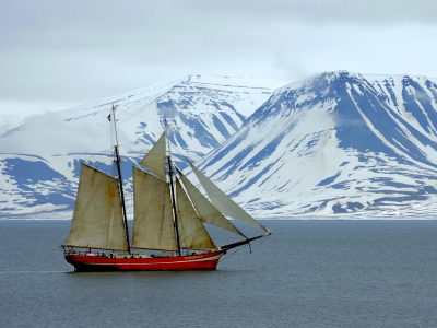 Tallship Noorderlicht onder vol zeil