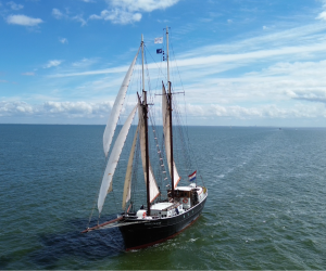 Marie Galante zeilend op de Oostzee