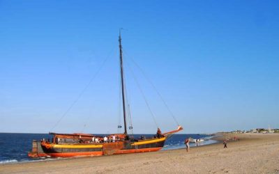 Trockenfallen Plattbodenschiff Vertrouwen