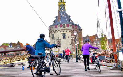 fietsen door Friesland tijdens de Sail & Bike reis