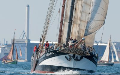 Regattazeilen op de Oostzee